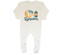 Shopagift My First Ramadan Crescent Moon Lantern Baby Romper Boys Girls