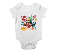 Shopagift My First Rosh Hashanah Festival Baby Grow Vest Bodysuit Boys Girls