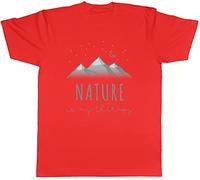 Shopagift Nature is My Therapy T-Shirt Red