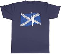 Shopagift Netball Scot Flag T-Shirt