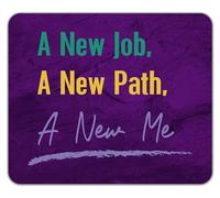 Shopagift New Job New Path New Me Mouse Mat Pad Career Change Promotion Progression 24cm x 19cm
