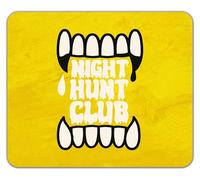 Shopagift Night Hunt Club Halloween Fangs Teeth Mouse Mat Pad 24cm x 19cm