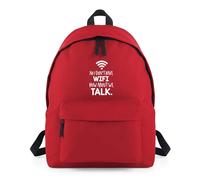 Shopagift No I Don’t Have Wifi How About We Talk Instead Backpack Rucksack 18 Litres Capacity - 42cm x 31cm x 21cm
