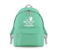 Shopagift No I Will Not Fix Your Computer Tech PC Laptop Backpack Rucksack 18 Litres Capacity - 42cm x 31cm x 21cm
