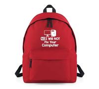 Shopagift No I Will Not Fix Your Computer Tech PC Laptop Backpack Rucksack 18 Litres Capacity - 42cm x 31cm x 21cm
