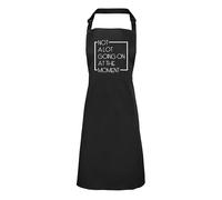 Shopagift Not a lot going on at the Moment Apron Mens Womens Cooking BBQ Chef DIY Cook - Black
