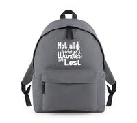 Shopagift Not All Who Wonder Are Lost Backpack Rucksack 18 Litres Capacity - 42cm x 31cm x 21cm