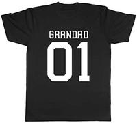Shopagift Number 1 - Grandad T-Shirt Black