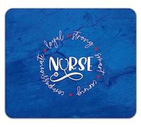 Shopagift Nurse Mouse Mat Pad Loyal Strong Smart Caring Compassionate Gift 24cm x 19cm
