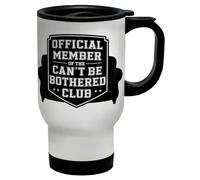 Shopagift Official Member of The Can't be Bothered Club Travel Mug Stainless Steel 14oz Cup