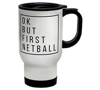 Shopagift Ok but First Netball Travel Mug Cup