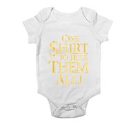 Shopagift One Shirt to Rule them All Baby Grow Vest Funny Bodysuit Boys Girls