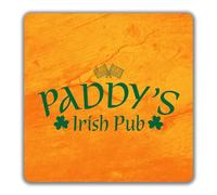 Shopagift Paddy's Irish Pub 2 Pack Coasters St Patrick's Day - 9cm x 9cm