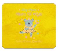 Shopagift Personalised Any Name Born to Rule Koala Princess Mouse Mat Pad 24cm x 19cm
