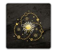 Shopagift Personalised Any Name Celestial Royalty Cosmos 2 Pack Coasters - 9cm x 9cm