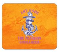 Shopagift Personalised Any Name Fearless Buccaneer Pirate Mouse Mat Pad 24cm x 19cm