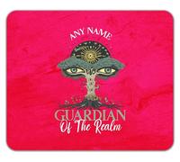 Shopagift Personalised Any Name Guardian of the Realm Mouse Mat Pad 24cm x 19cm