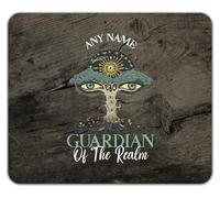 Shopagift Personalised Any Name Guardian of the Realm Mouse Mat Pad 24cm x 19cm