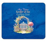 Shopagift Personalised Any Name Keeper of the Garden Gate Mouse Mat Pad 24cm x 19cm