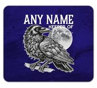 Shopagift Personalised Any Name Keeper of the Ravens Mouse Mat Pad 24cm x 19cm