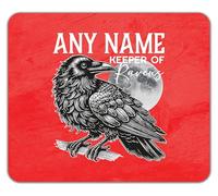 Shopagift Personalised Any Name Keeper of the Ravens Mouse Mat Pad 24cm x 19cm
