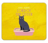 Shopagift Personalised Any Name Lord of the Litter Funny Mouse Mat Pad 24cm x 19cm