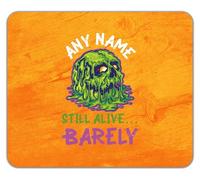 Shopagift Personalised Any Name Still Alive… Barely Skull Mouse Mat Pad 24cm x 19cm