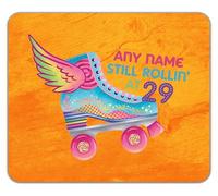 Shopagift Personalised Any Name Still Rollin' at Any Age Mouse Mat Pad 24cm x 19cm