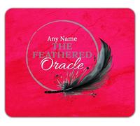 Shopagift Personalised Any Name The Feathered Oracle Mouse Mat Pad 24cm x 19cm
