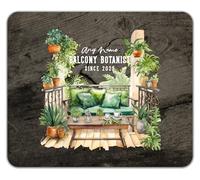 Shopagift Personalised Balcony Botanist Gardener Farmer Mouse Mat Pad 24cm x 19cm