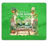 Shopagift Personalised Balcony Botanist Gardener Farmer Mouse Mat Pad 24cm x 19cm