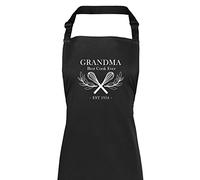 Shopagift Personalised Best Cook Ever- Grandma Apron - Black