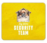 Shopagift Personalised Boxer Security Team Dog Pet Lover Mouse Mat Pad 24cm x 19cm