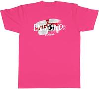 Shopagift Personalised Bring it Home England Football 2025 Mens T-Shirt Tee Pink