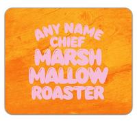 Shopagift Personalised Chief Marshmallow Roaster Camping Mouse Mat Pad 24cm x 19cm
