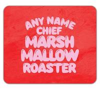 Shopagift Personalised Chief Marshmallow Roaster Camping Mouse Mat Pad 24cm x 19cm