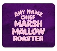 Shopagift Personalised Chief Marshmallow Roaster Camping Mouse Mat Pad 24cm x 19cm