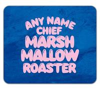 Shopagift Personalised Chief Marshmallow Roaster Camping Mouse Mat Pad 24cm x 19cm