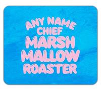Shopagift Personalised Chief Marshmallow Roaster Camping Mouse Mat Pad 24cm x 19cm