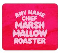 Shopagift Personalised Chief Marshmallow Roaster Camping Mouse Mat Pad 24cm x 19cm