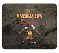 Shopagift Personalised Chief Marshmallow Roaster Camping Mouse Mat Pad 24cm x 19cm