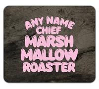 Shopagift Personalised Chief Marshmallow Roaster Camping Mouse Mat Pad 24cm x 19cm