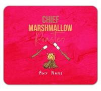 Shopagift Personalised Chief Marshmallow Roaster Camping Mouse Mat Pad 24cm x 19cm