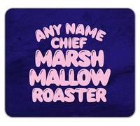 Shopagift Personalised Chief Marshmallow Roaster Camping Mouse Mat Pad 24cm x 19cm