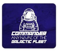 Shopagift Personalised Commander of the Galactic Fleet Mouse Mat Pad 24cm x 19cm