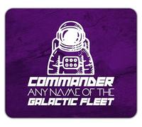 Shopagift Personalised Commander of the Galactic Fleet Mouse Mat Pad 24cm x 19cm