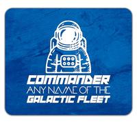 Shopagift Personalised Commander of the Galactic Fleet Mouse Mat Pad 24cm x 19cm