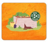 Shopagift Personalised Compost Queen Gardener Farmer Mouse Mat Pad 24cm x 19cm
