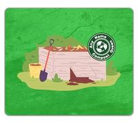 Shopagift Personalised Compost Queen Gardener Farmer Mouse Mat Pad 24cm x 19cm