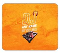 Shopagift Personalised DJ Any Name in the Mix Music Deejay Mouse Mat Pad 24cm x 19cm